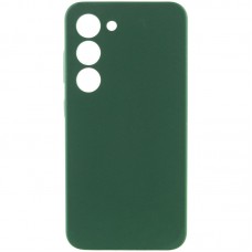 Чохол Silicone Cover Lakshmi Full Camera (AAA) для Samsung Galaxy S21 FE Зелений / Cyprus Green