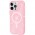Чохол TPU Galaxy Sparkle (MagFit) для Apple iPhone 13 Pro (6.1") Pink+Glitter