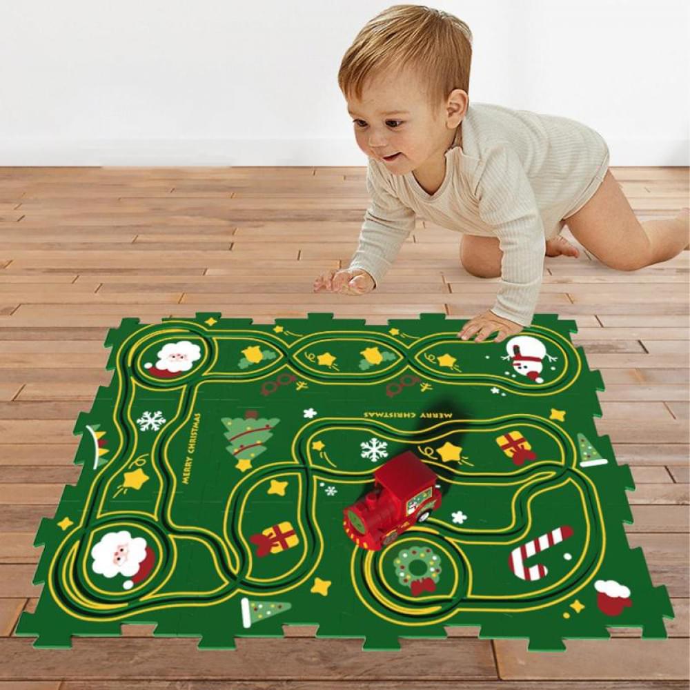 Розвиваюча іграшка-пазл SHT XDL588-19 Merry Christmas (13pcs) Green