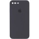 Чохол Silicone Case Square Full Camera Protective (AA) для Apple iPhone 7 plus/8 plus (5.5") Сірий / Dark Gray