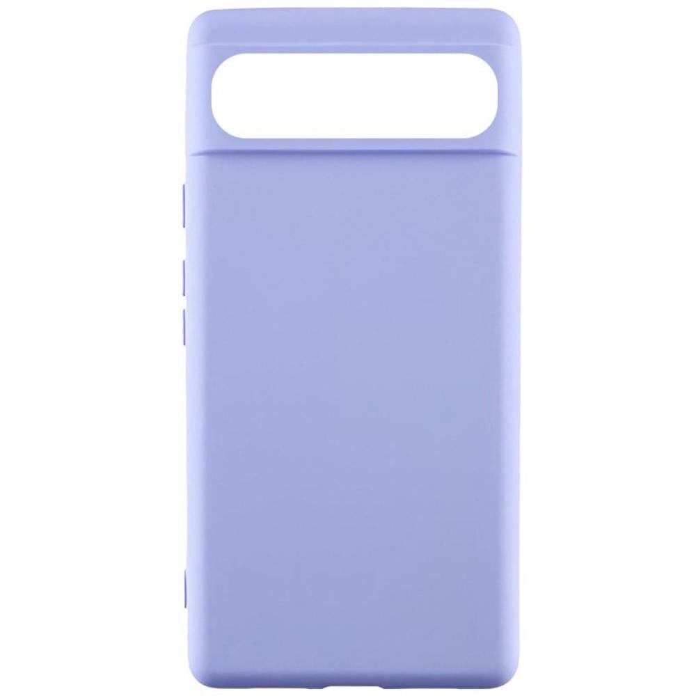 Чохол TPU GETMAN Liquid Silk для Google Pixel 7a Бузковий / Light purple