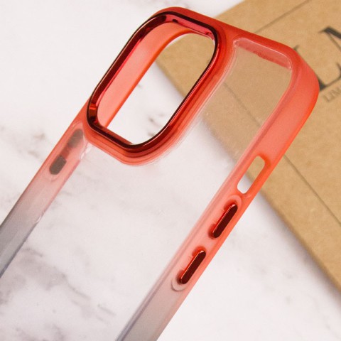 Чохол TPU+PC Fresh sip series для Apple iPhone 13 Pro (6.1") Чорний / Червоний