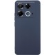 Чохол TPU GETMAN Liquid Silk Full Camera для Infinix Note 40 4G Синій / Midnight Blue
