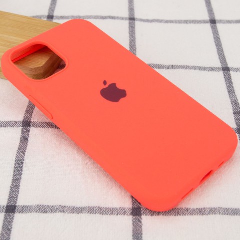 Чохол Silicone Case Full Protective (AA) для Apple iPhone 13 mini (5.4") Кавуновий / Watermelon red