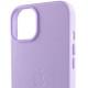 Шкіряний чохол Leather Case (AA Plus) with MagSafe для Apple iPhone 14 (6.1") Elegant purple