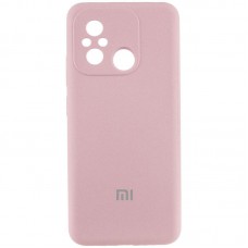 Чохол Silicone Cover Lakshmi Full Camera (AA) with logo для Xiaomi Redmi 12C / Poco C55 Рожевий / Pink Sand