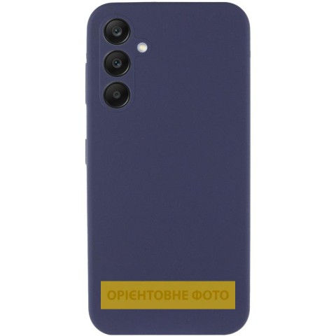 Чохол Silicone Cover Lakshmi Full Camera (AAA) для Xiaomi Redmi 15 (EU) Темно-синій / Midnight blue