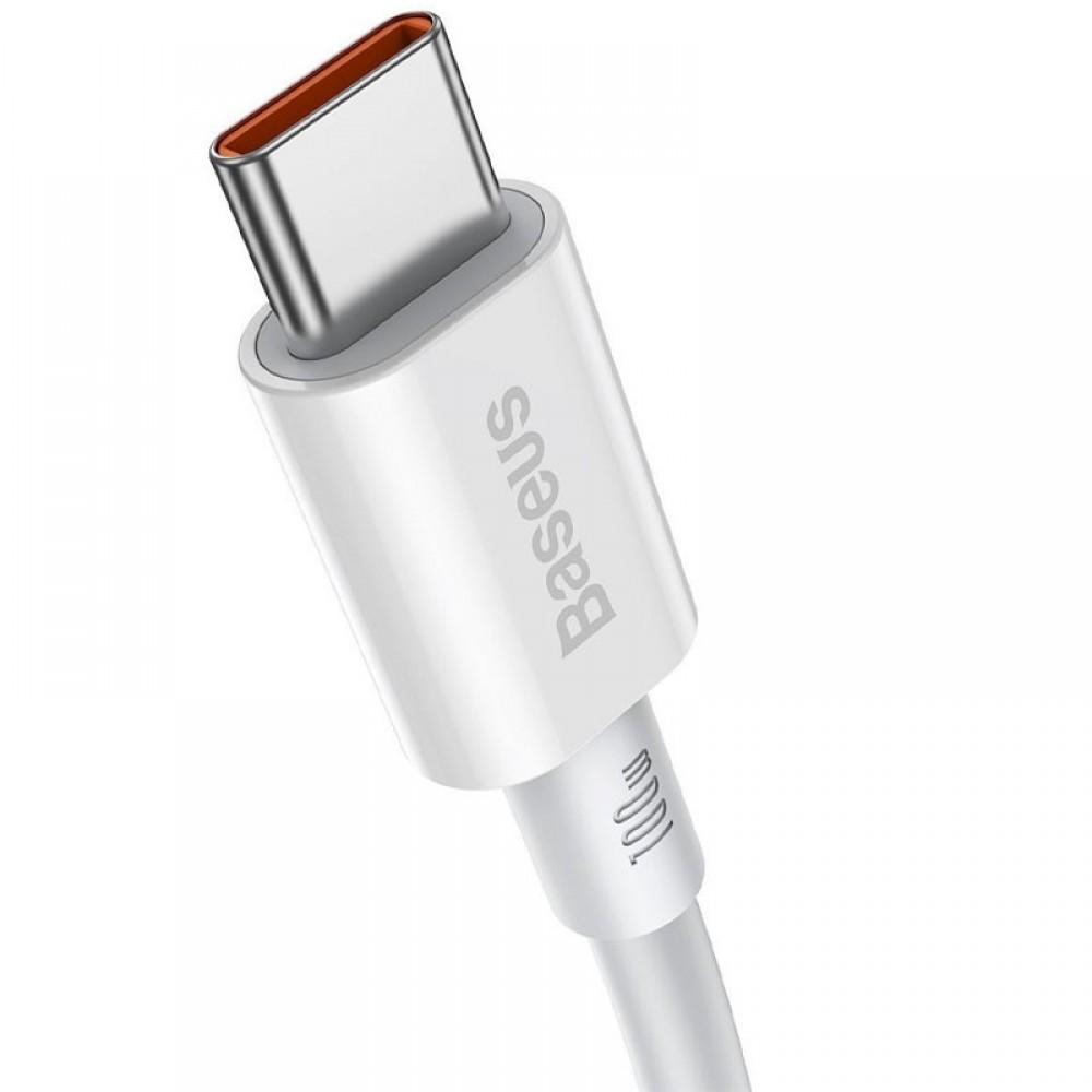 Дата кабель Baseus Superior Series Fast Charging Type-C to Type-C PD 100W (2m) (CATYS-C) Білий