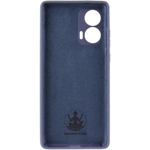 Чохол Silicone Cover Lakshmi Full Camera (AA) для Motorola Edge 50 Синій / Midnight Blue