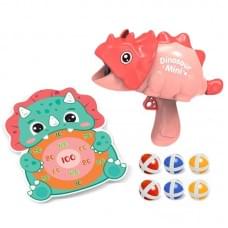 Інтерактивна гра Dinosaur Athletics Gun на липучках + мішень Red