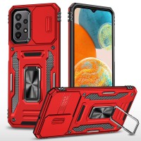 Ударостійкий чохол Camshield Army Ring для Samsung Galaxy A13 4G / A04s Червоний / Red