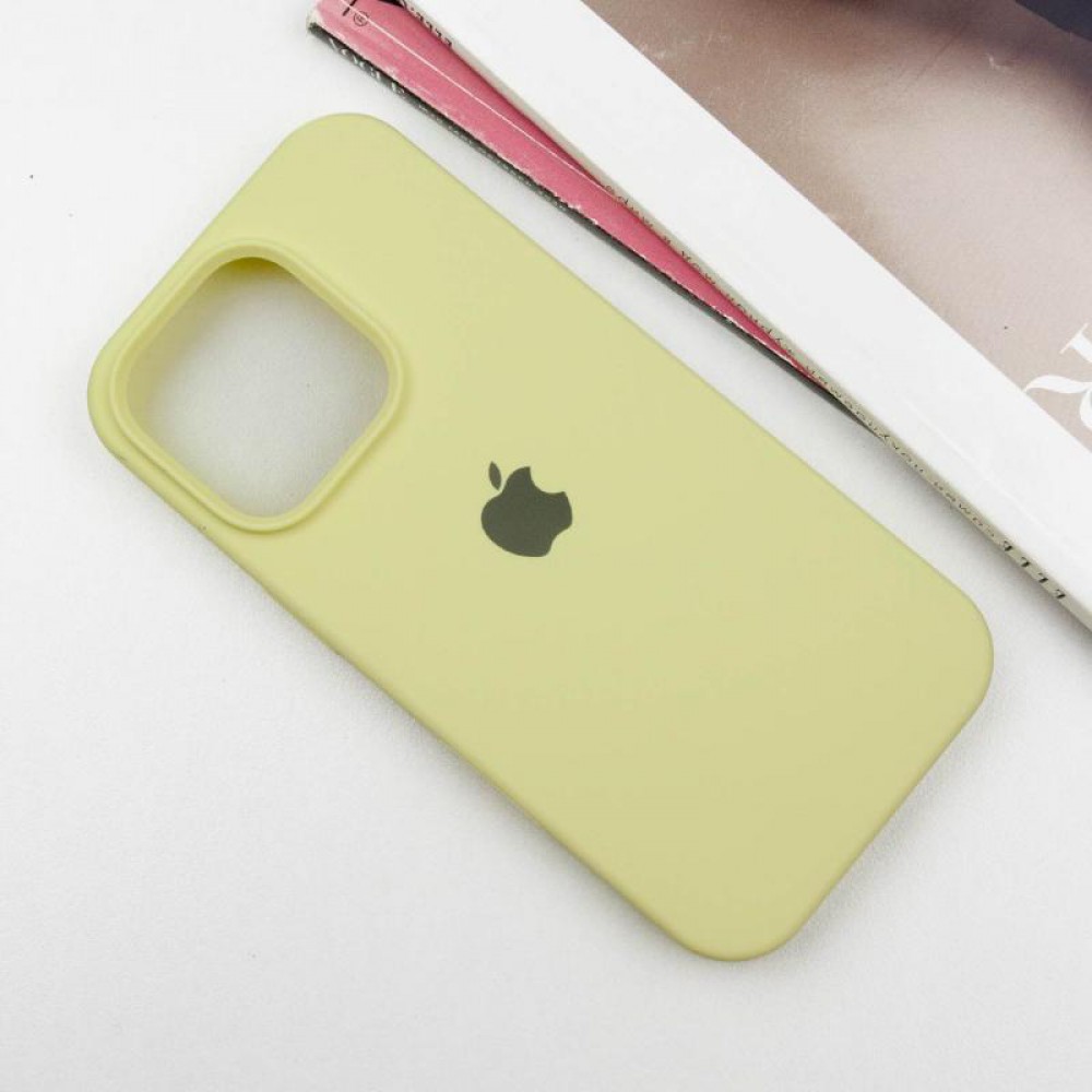 Чохол Silicone Case Full Protective (AA) для Apple iPhone 13 Pro Max (6.7") Жовтий / Mellow Yellow
