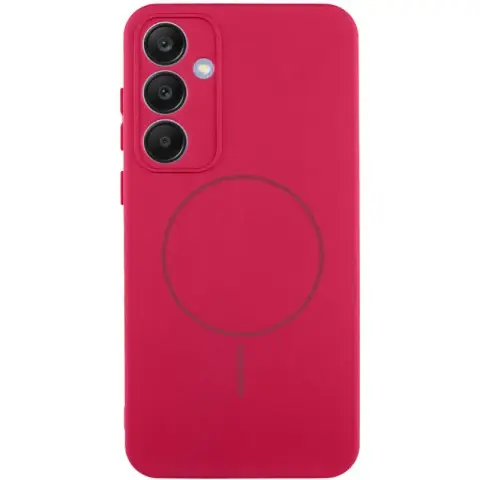 Чохол Silicone Cover Lakshmi Full Camera (AA) with MagFit для Samsung Galaxy S24 Червоний / Rose Red
