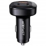 АЗП Acefast B3 66W(USB-C+USB-C+USB-A) three-port metal car charger Black