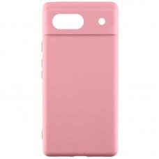 Чохол TPU GETMAN Liquid Silk Full Camera для Google Pixel 6 Рожевий / Pink