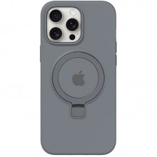 Чохол Silicone Case Full Protective with Ring для Apple iPhone 15 Pro (6.1") Grey
