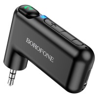 Bluetooth аудіо ресивер Borofone BC35 (AUX 3.5mm) Чорний
