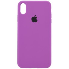 Чохол Silicone Case Full Protective (AA) для Apple iPhone XS Max (6.5") Фіолетовий / Grape