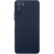 Чохол Silicone Cover Lakshmi Full Camera (AA) для Xiaomi Poco M3 Синій / Midnight Blue