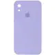 Чохол Silicone Case Square Full Camera Protective (AA) для Apple iPhone XR (6.1") Бузковий / Dasheen