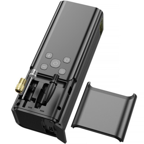 Автомобільний насос Hoco ZP7 Maddy smart (5000 mAh) Black