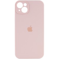 Чохол Silicone Case Full Camera Protective (AA) для Apple iPhone 15 (6.1") Рожевий / Pink Sand