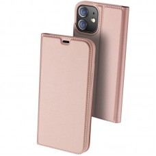 Чохол-книжка Dux Ducis з кишенею для візиток для Apple iPhone 11 (6.1") Rose Gold