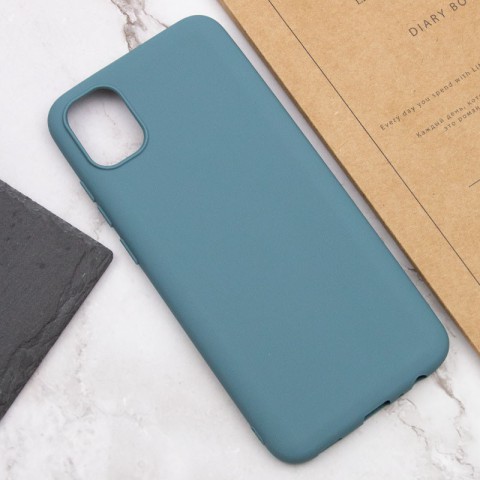 Силіконовий чохол Candy для Samsung Galaxy A04 Синій / Powder Blue