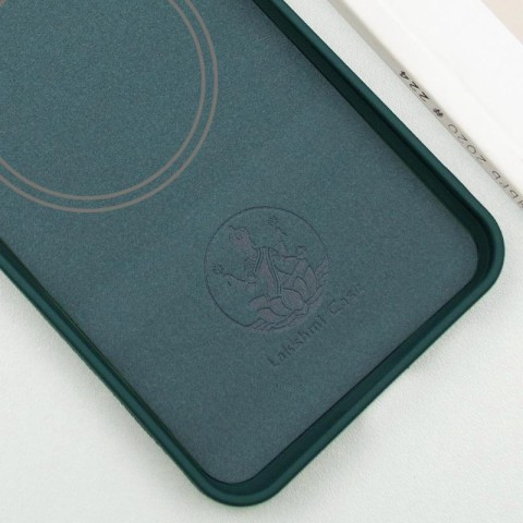 Чохол Silicone Cover Lakshmi (AA) with MagFit для Google Pixel 10 Pro XL Зелений / Dark green
