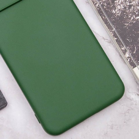 Чохол Silicone Cover Lakshmi Full Camera (AA) для Motorola Moto E13 Зелений / Dark green