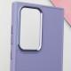 TPU чохол Bonbon Metal Style для Samsung Galaxy S24 Ultra Бузковий / Dasheen
