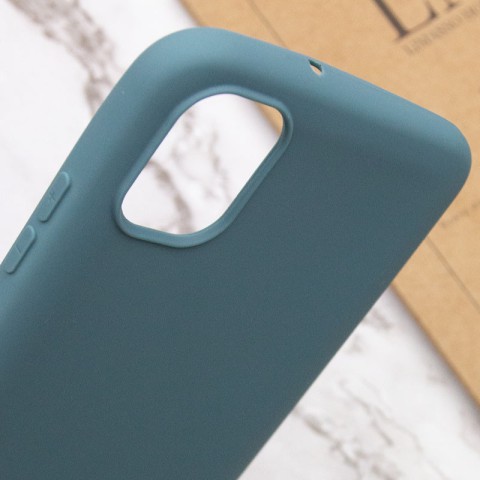 Силіконовий чохол Candy для Samsung Galaxy A04 Синій / Powder Blue