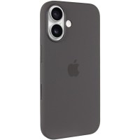 Чохол Silicone case (AAA) with Magsafe and Animation (button) для Apple iPhone 16 Plus (6.7") Stone Grey