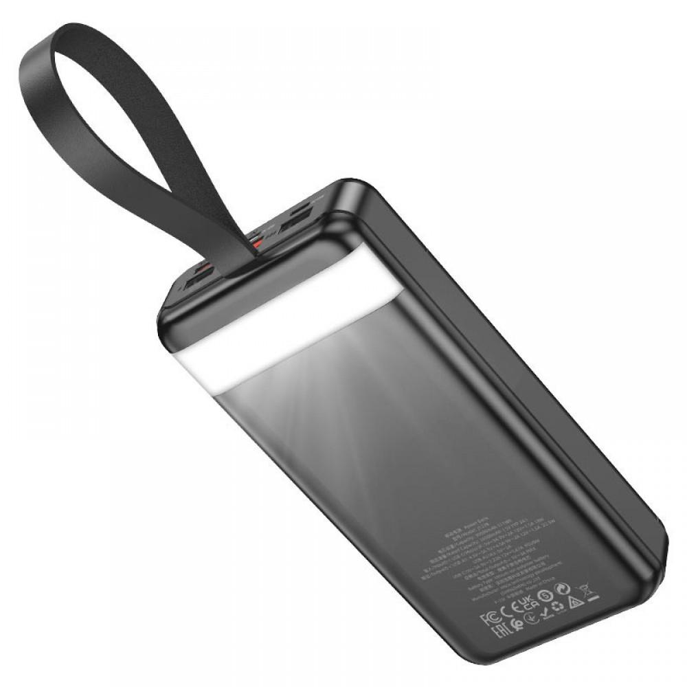 Портативний ЗП Power Bank Hoco J123B Element 22.5W+PD20W 30000 mAh Black