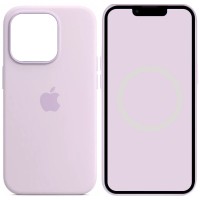Чохол Silicone case (AAA) with Magsafe and Animation для Apple iPhone 14 Pro (6.1") Бузковий / Lilac