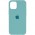 Чохол Silicone Case Full Protective (AA) для Apple iPhone 16 Pro (6.3") Бірюзовий / Marine Green