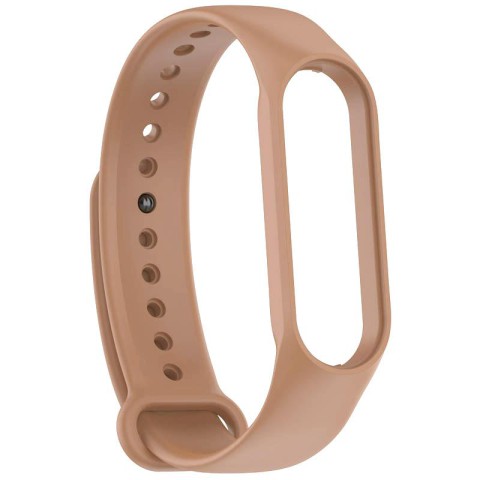 Силіконовий ремінець для Xiaomi Mi Band 7/6/5 Коричневий / Light Brown
