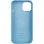 Шкіряний чохол Leather Case (AA) with MagSafe для Apple iPhone 12 Pro Max (6.7") Blue
