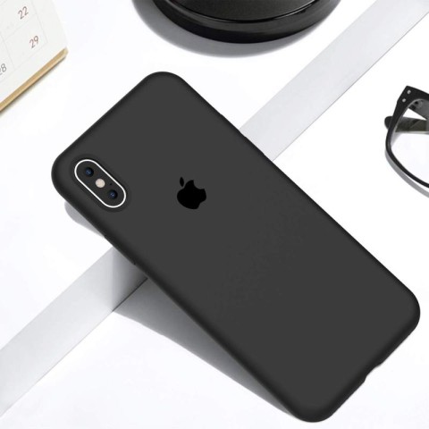 Чохол Silicone Case Full Protective (AA) для Apple iPhone XR (6.1") Чорний / Black