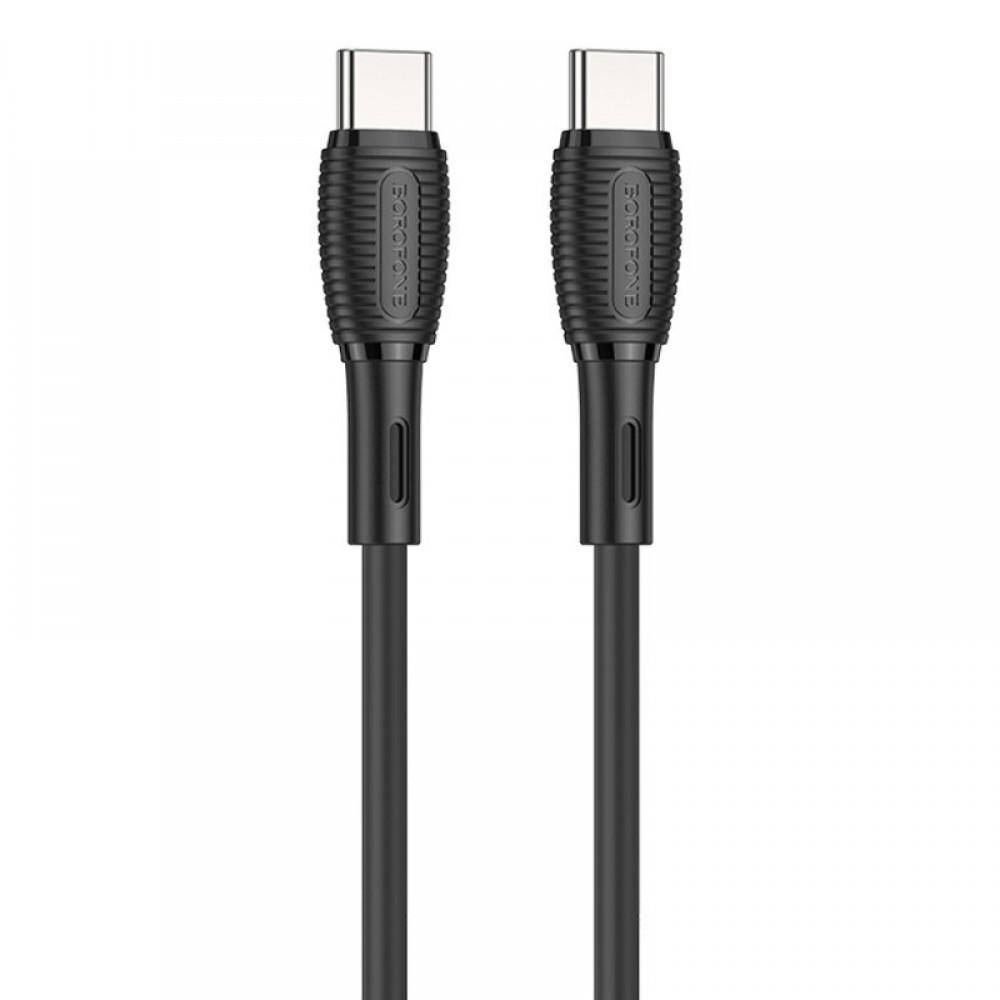 Дата кабель Borofone BX86 Advantage Type-C to Type-C 60W (1m) Black