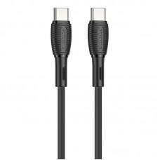 Дата кабель Borofone BX86 Advantage Type-C to Type-C 60W (1m) Black