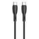 Дата кабель Borofone BX86 Advantage Type-C to Type-C 60W (1m) Black