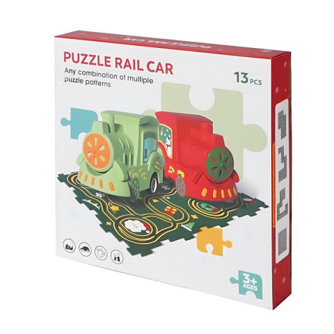 Розвиваюча іграшка-пазл SHT XDL588-19 Merry Christmas (13pcs) Green