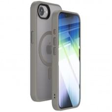 Чохол Ummi Colorful with MagSafe для Apple iPhone 16e (6.1") Сірий / Grey