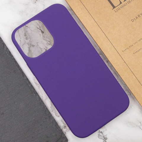 Чохол Silicone Case Full Protective (AA) NO LOGO для Apple iPhone 16 Plus (6.7") Фіолетовий / Amethyst