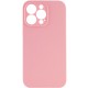 Чохол Silicone Case Full Camera Protective (AA) NO LOGO для Apple iPhone 13 Pro (6.1") Рожевий / Light pink