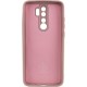 Чохол Silicone Cover Lakshmi Full Camera (AA) для Xiaomi Redmi 9 Рожевий / Pink Sand