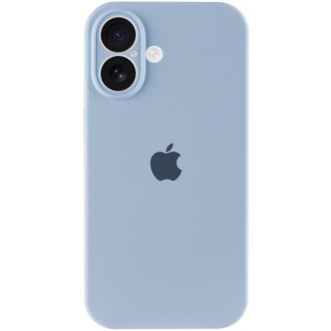 Чохол Silicone Case Full Camera Protective (AA) для Apple iPhone 16 (6.1") Блакитний / Sweet Blue