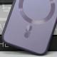 Чохол TPU+Glass Sapphire Midnight with MagSafe для Apple iPhone 15 (6.1") Фіолетовий / Deep Purple