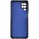 Чохол TPU GETMAN Liquid Silk Full Camera для Samsung Galaxy A12 Синій / Midnight Blue